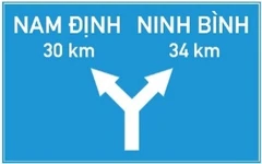 Biển số I.414a "Chỉ hướng đường"