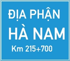Biển số I.419a "Chỉ dẫn địa giới"