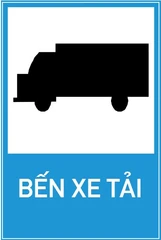 Biển số I.434b "Bến xe tải"