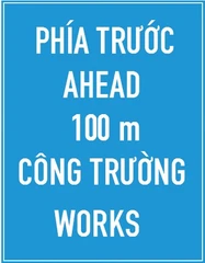 Biển số I.441a "Báo hiệu phía trước có công trường thi công"