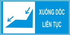 Biển số I.445h "Biển báo kiểu mô tả tình trạng đường"