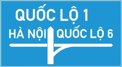 Biển số I.447b "Cầu vượt liên thông"