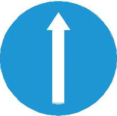 Biển số R.301a "Hướng đi phải theo"