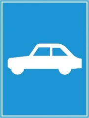 Biển số R.403d "Đường dành cho xe ô tô con"