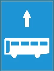 Biển số R.412a "Làn đường dành cho xe ô tô khách"