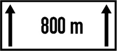 Biển số S.501 "Phạm vi tác dụng của biển"