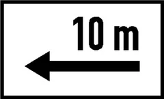 Biển số S.H,3a "Hướng tác dụng của biển"